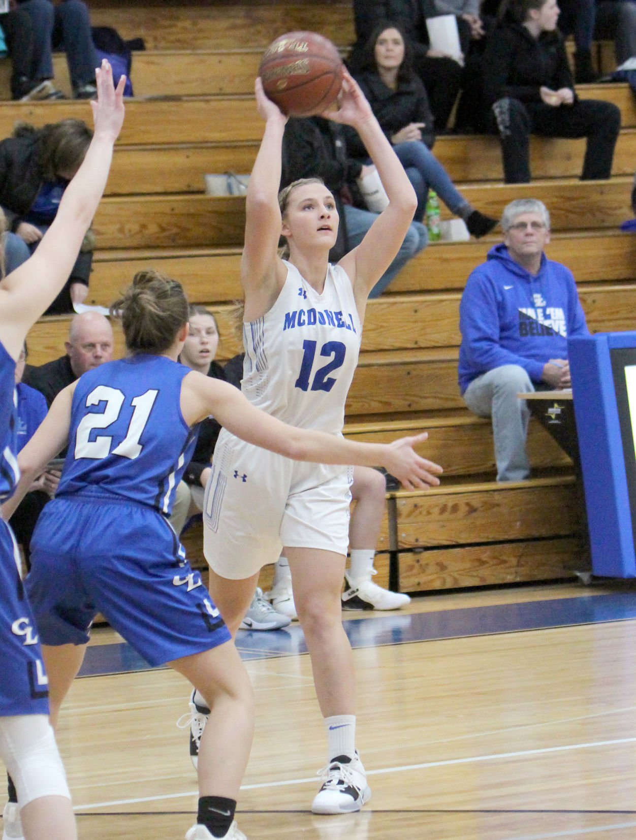 Clear Lake at McDonell girls basketball 12-9-19